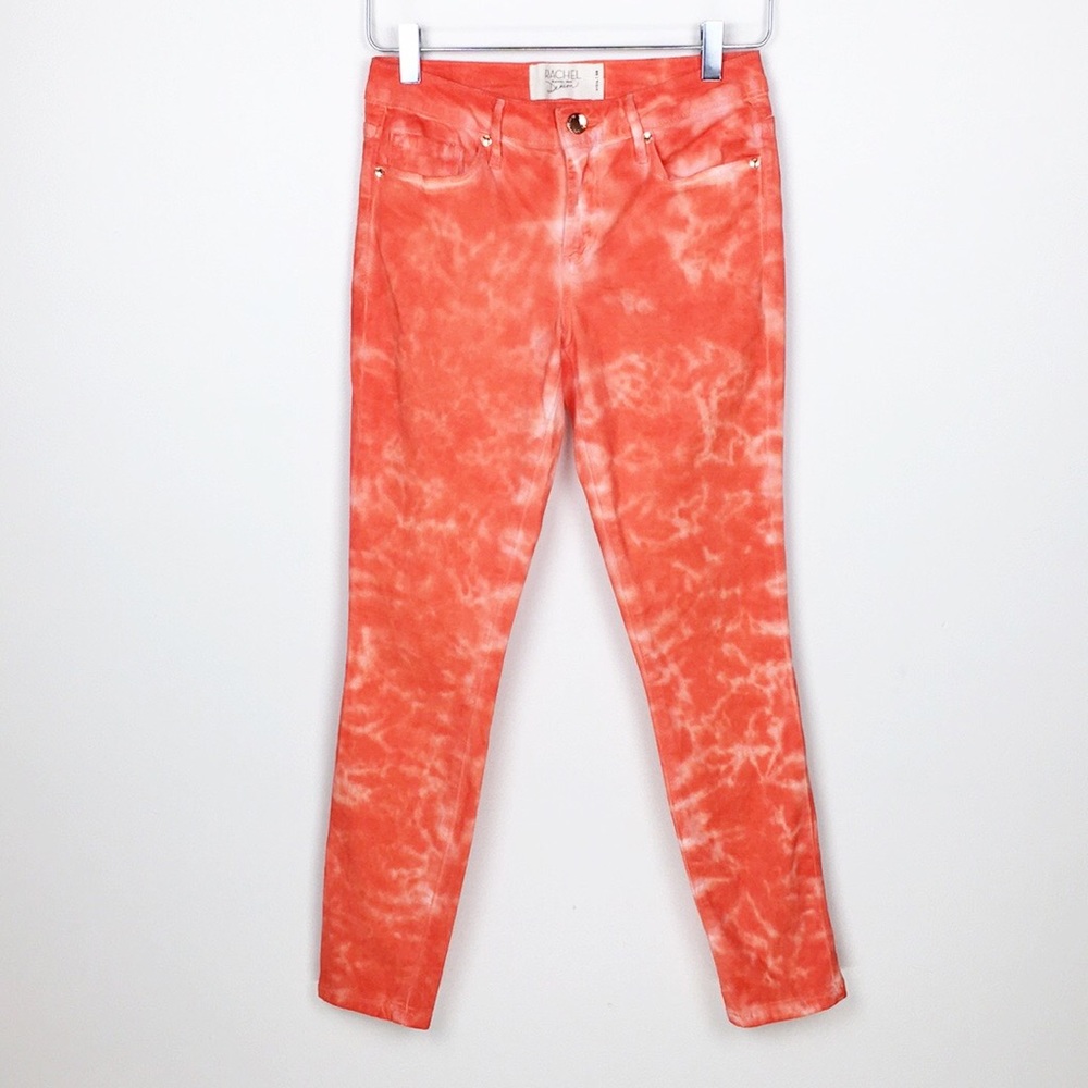RACHEL ROY Tie Dye Skinny Jeans